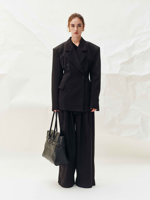 Echelon Pinstripe Blazer